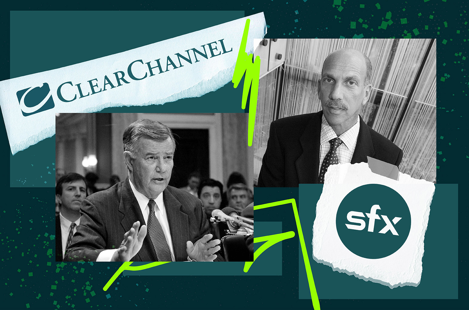 Lowry Mays of Clear Channel and Robert Sillerman of SFX.