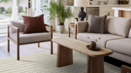 Ruggable rug in a living room