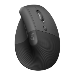 Logitech Lift Vertical Mouse on white background