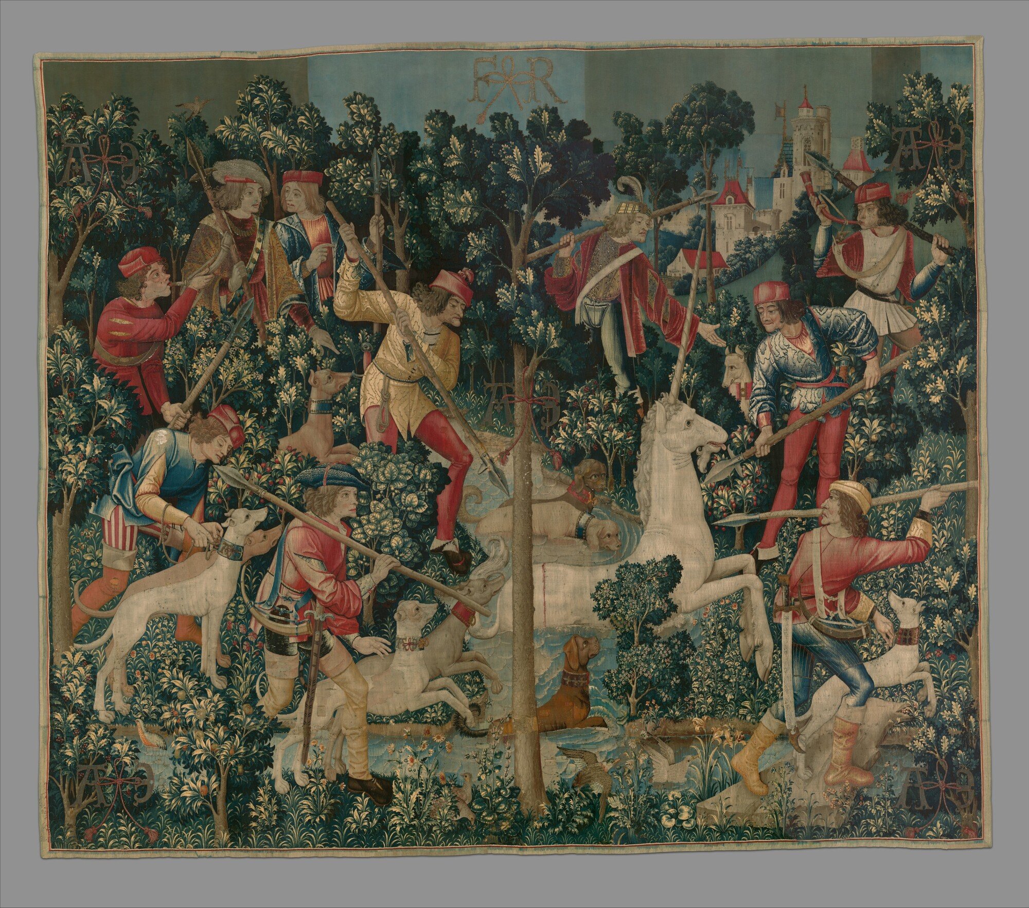 One of the Unicorn Tapestries featured in "Death of a Unicorn."