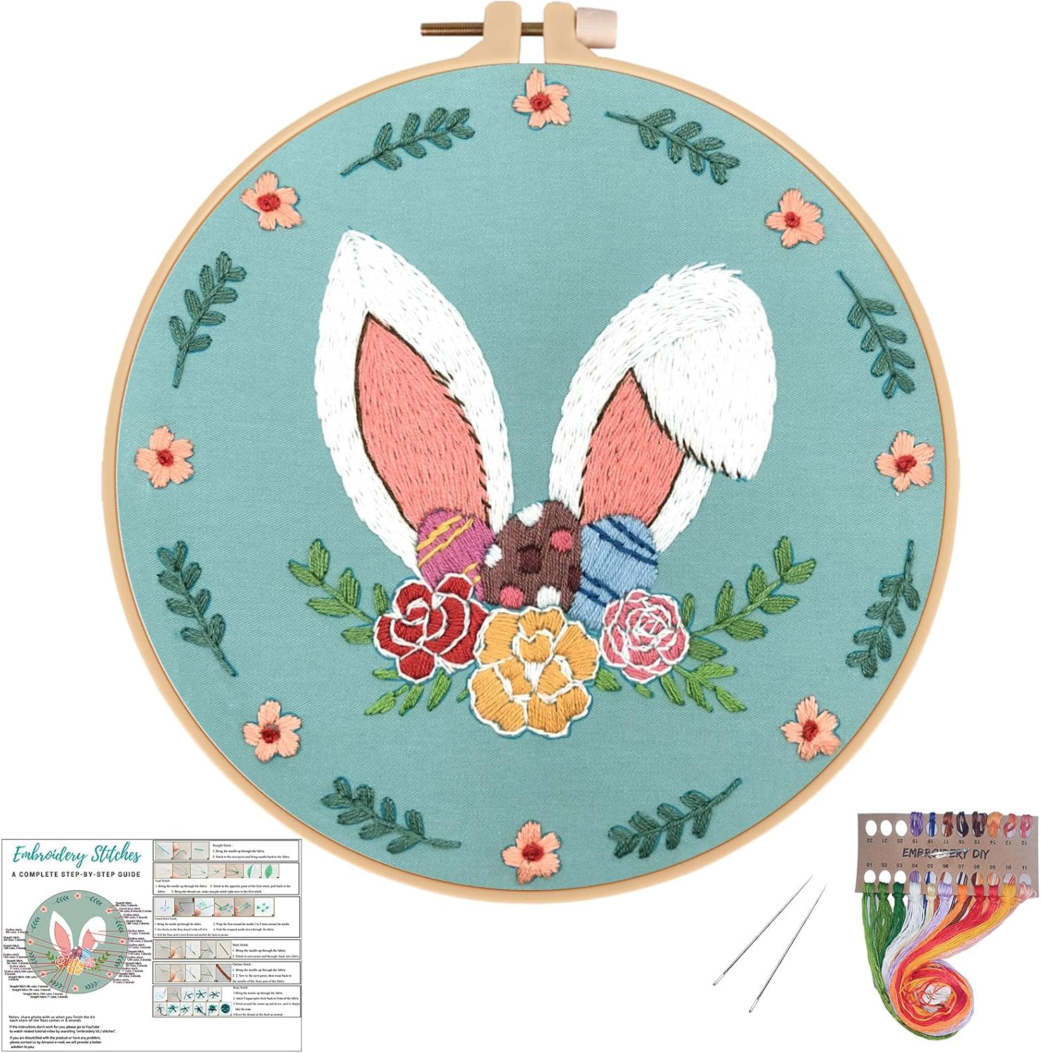 embroidered rabbit