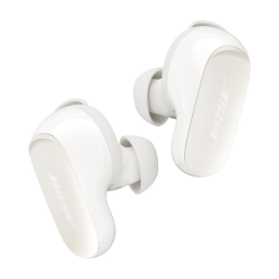 Bose QuietComfort Ultra Diamond Edition earbuds on white background
