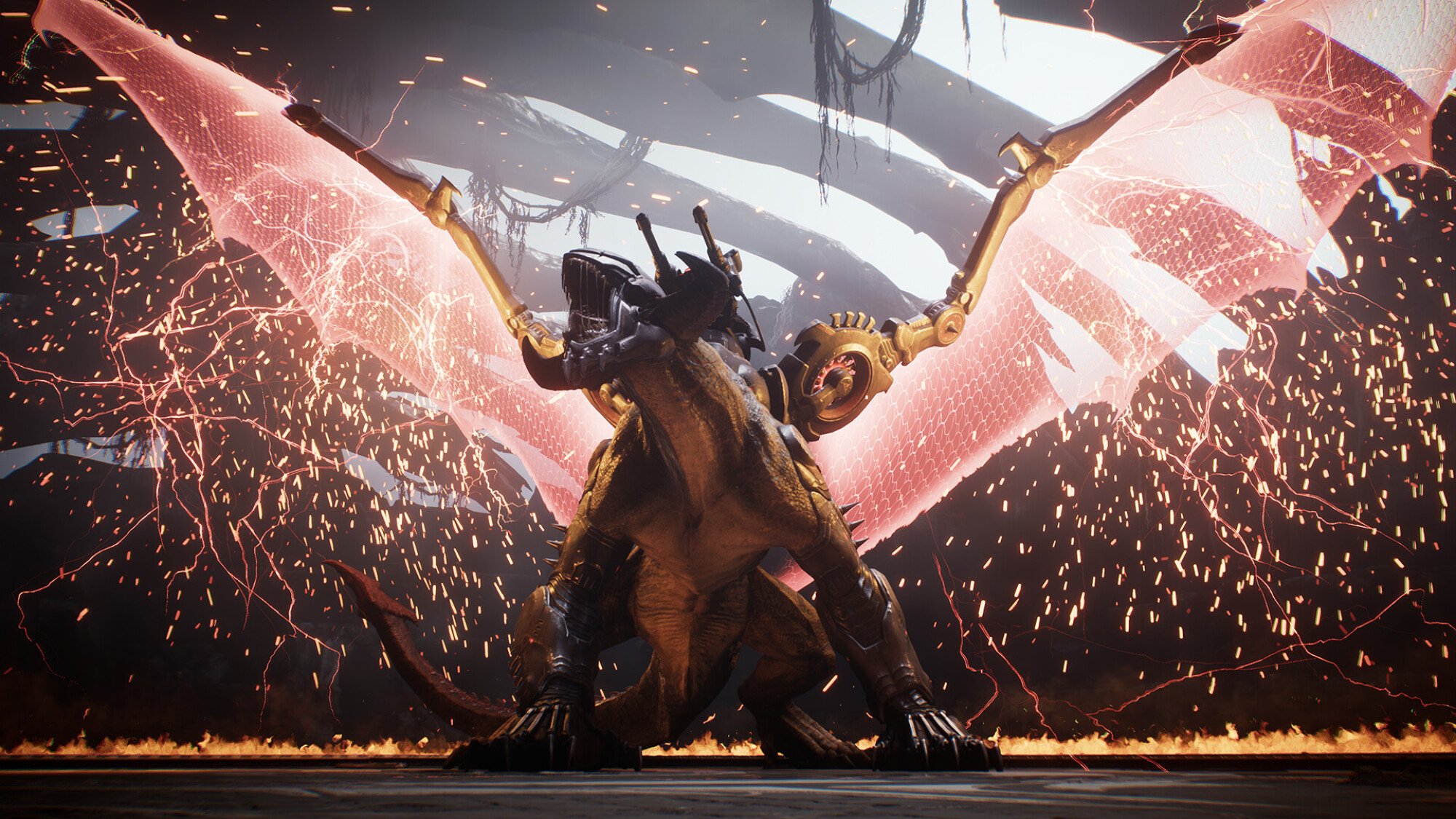 The Mecha Dragon in 'Doom: The Dark Ages.'