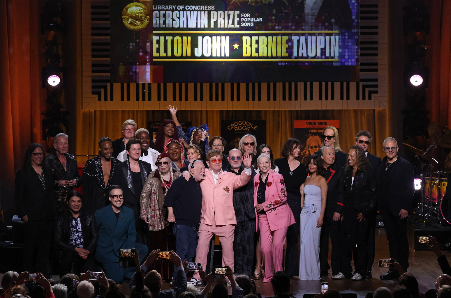 Elton John & Bernie Taupin at the Gershwin Prize event.