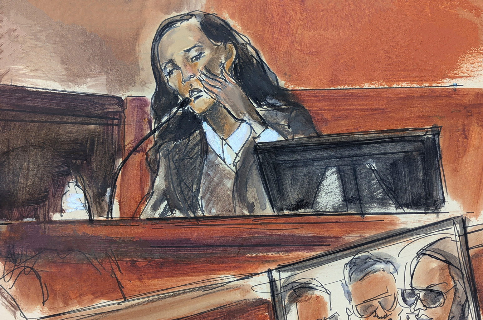 Dawn Richard testifies in Manhattan federal court during the sex trafficking and racketeering trial of Sean "Diddy" Combs on May 19, 2025, in New York.n federal court during the sex trafficking and racketeering trial of Sean "Diddy" Combs, Monday, May 19, 2025, in New York. (Elizabeth Williams via AP)