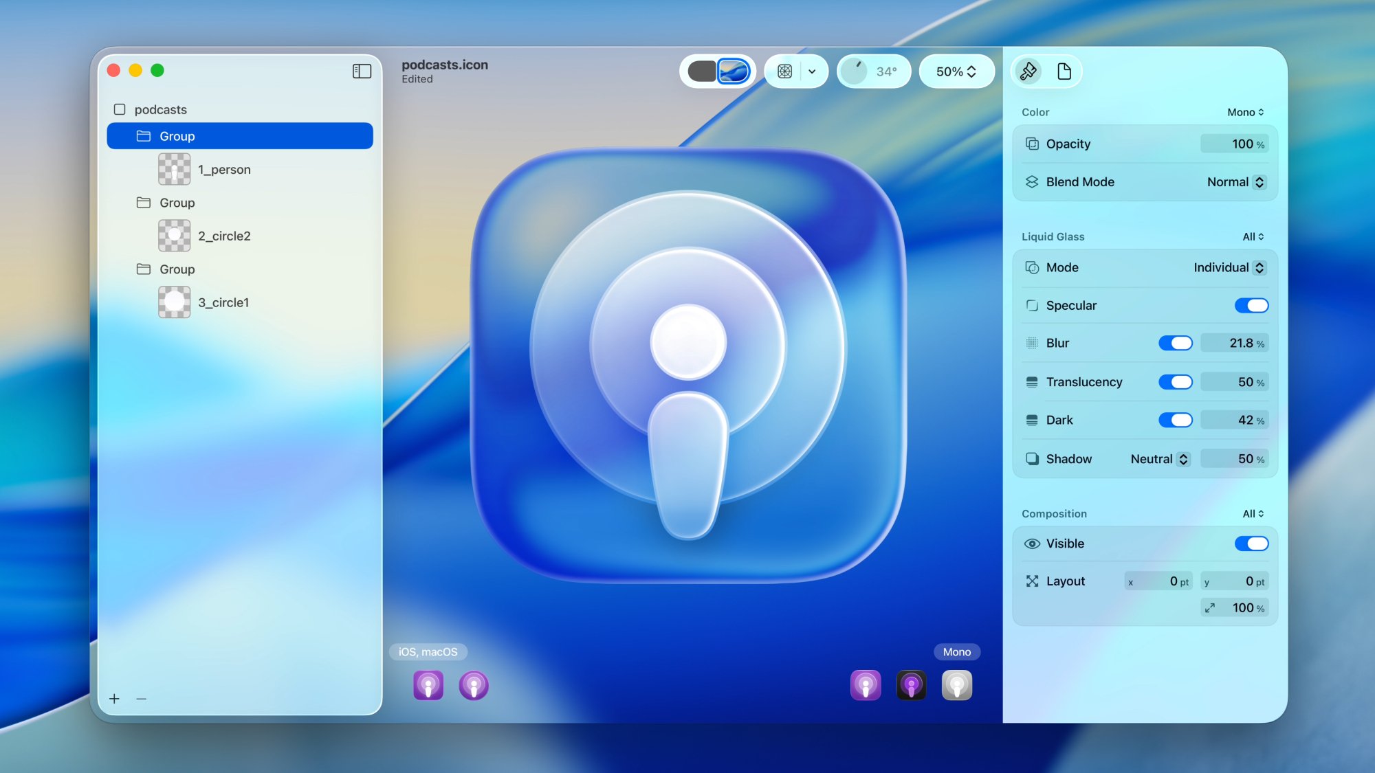 customization options for liquid glass in macos tahoe