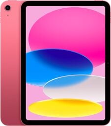 An Apple iPad in pink