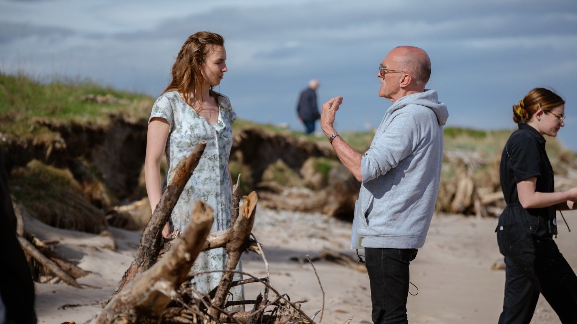 Danny Boyle directs Jodie Comer in "28 Years Later."