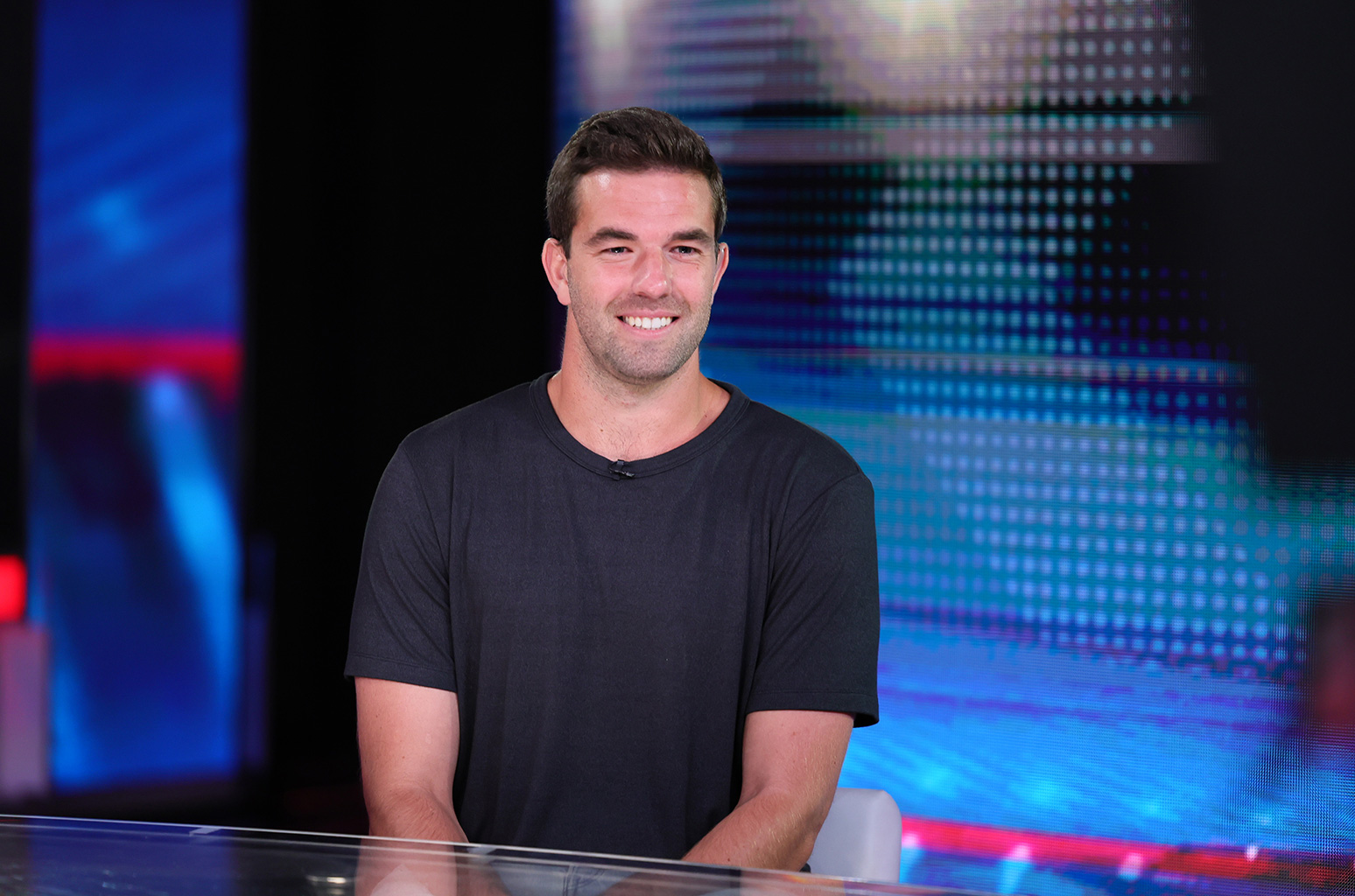Billy McFarland visits "JesseWatters Primetime" at Fox News Studios on August 25, 2023 in New York City.