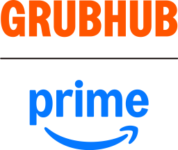 Grubhub and Amazon Prime logo