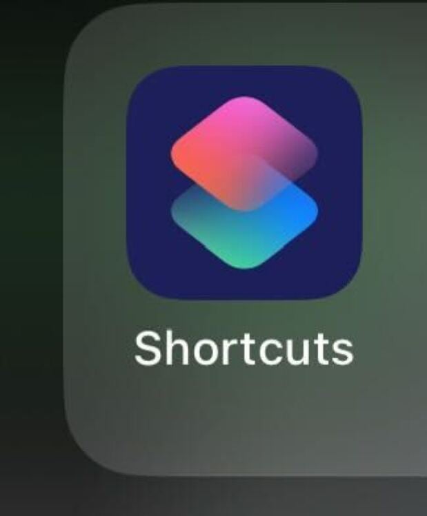 the shortcuts icon on a phone