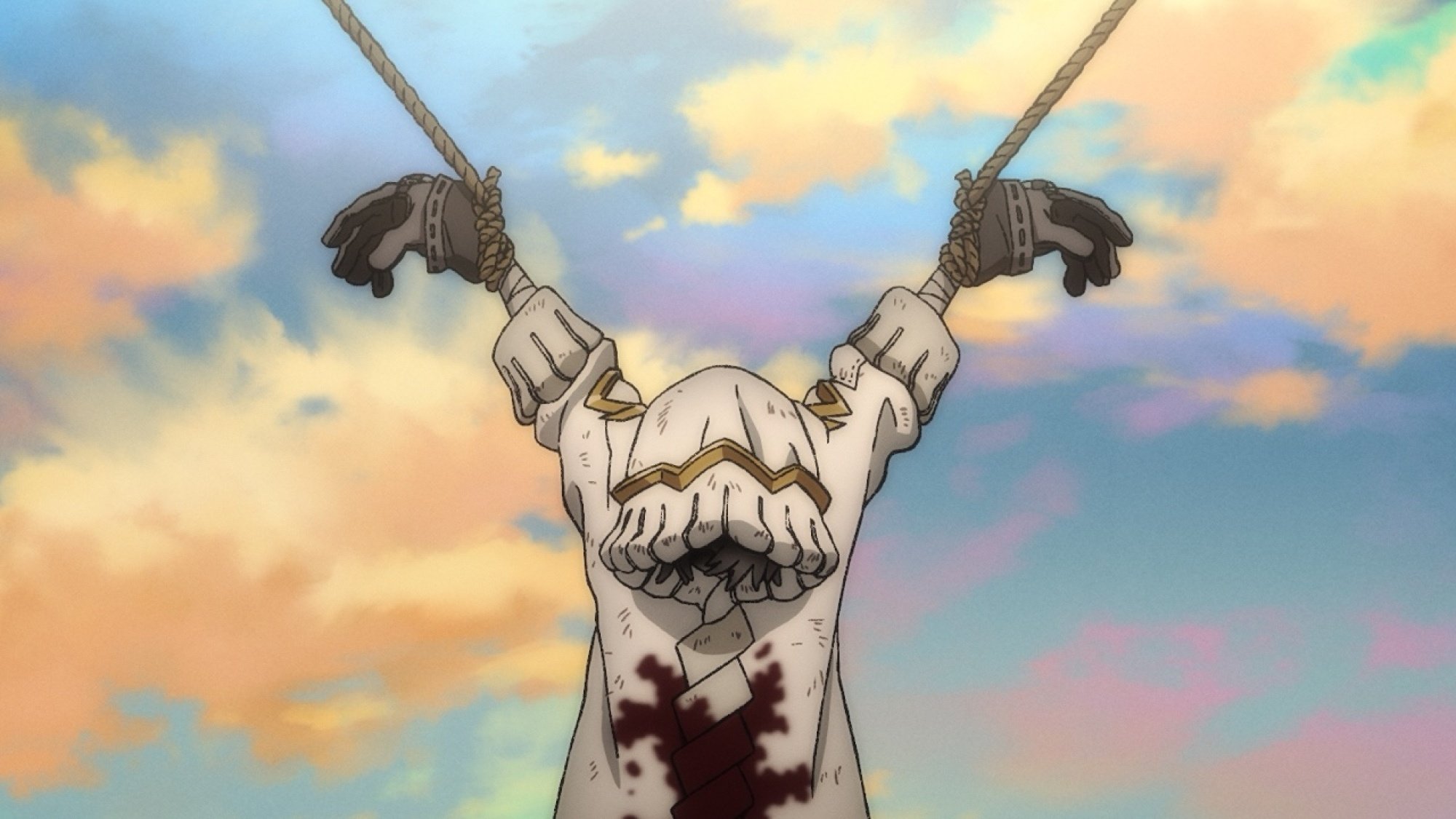 Rudo in Episode 1 of the Gachiakuta anime.