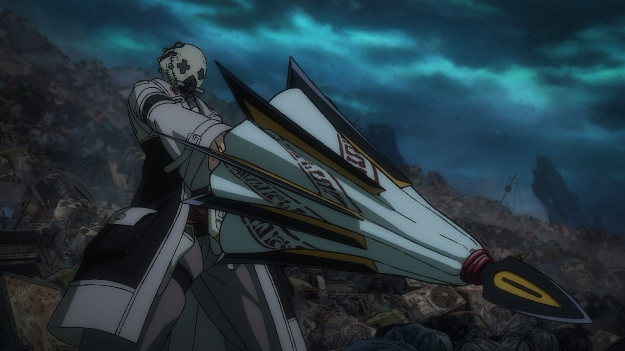 Enjin in Episode 2 of the Gachiakuta anime.