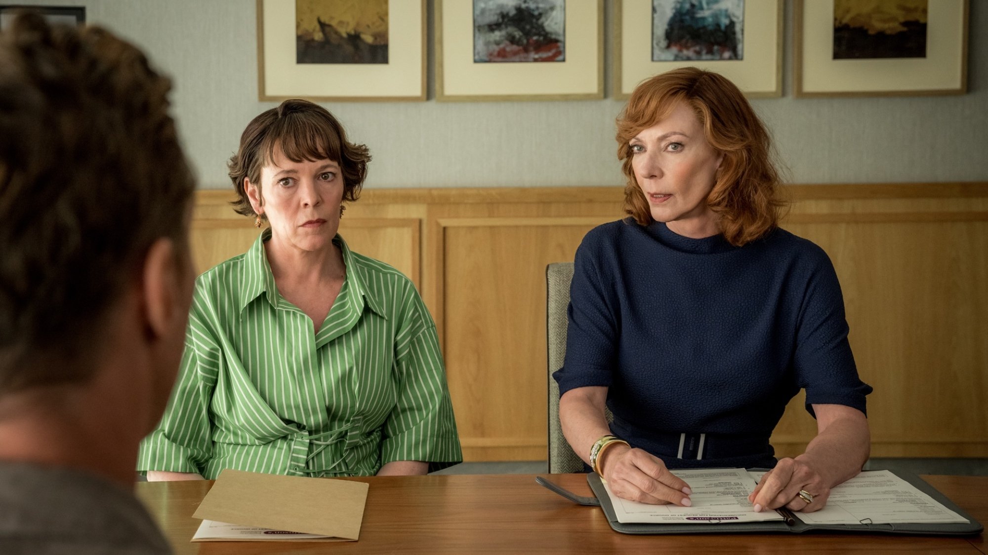 Olivia Colman and Allison Janney in "The Roses."