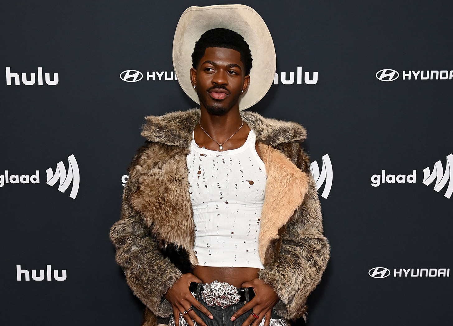 Lil Nas X attends the 36th Annual GLAAD Media Awards at The Beverly Hilton on March 27, 2025 in Beverly Hills, California.