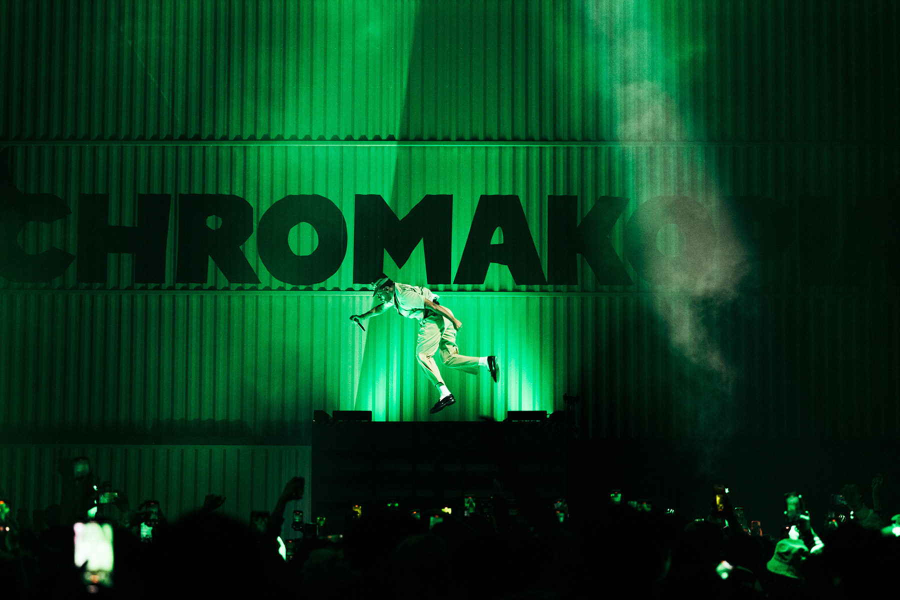 Tyler, The Creator performs on Chromakopia: The World Tour at Los Angeles' Crypto.com Arena on Feb. 14, 2025.