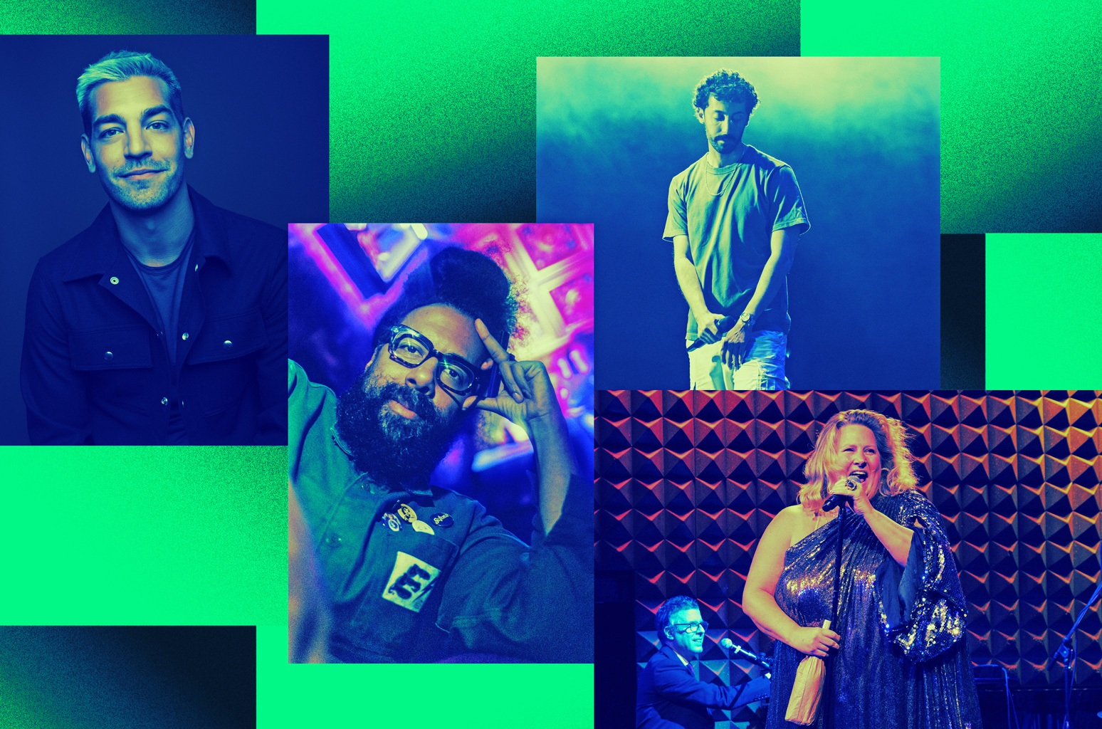 Matt Rogers, Reggie Watts, Morgan Jay and Bridget Everett