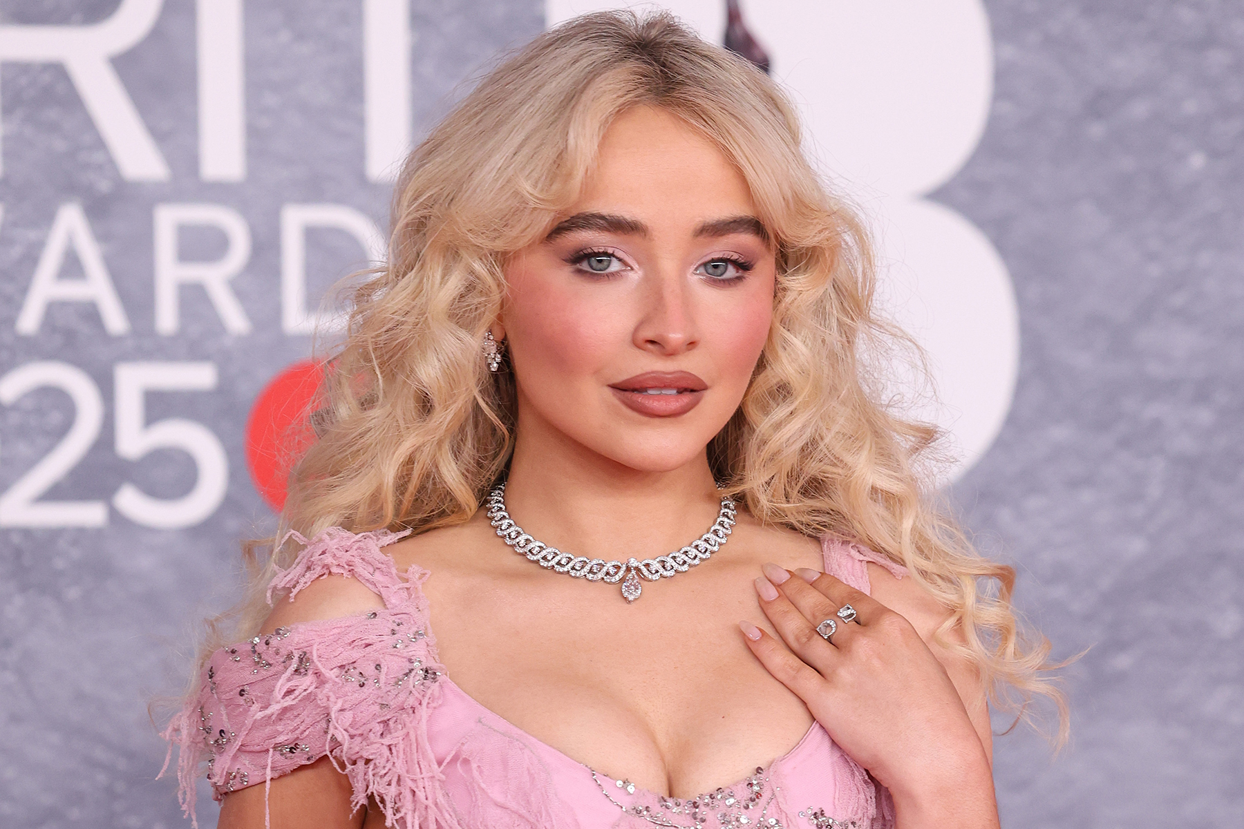 Sabrina Carpenter attends The BRIT Awards 2025 at Intercontinental Hotel on March 01, 2025 in London, England.