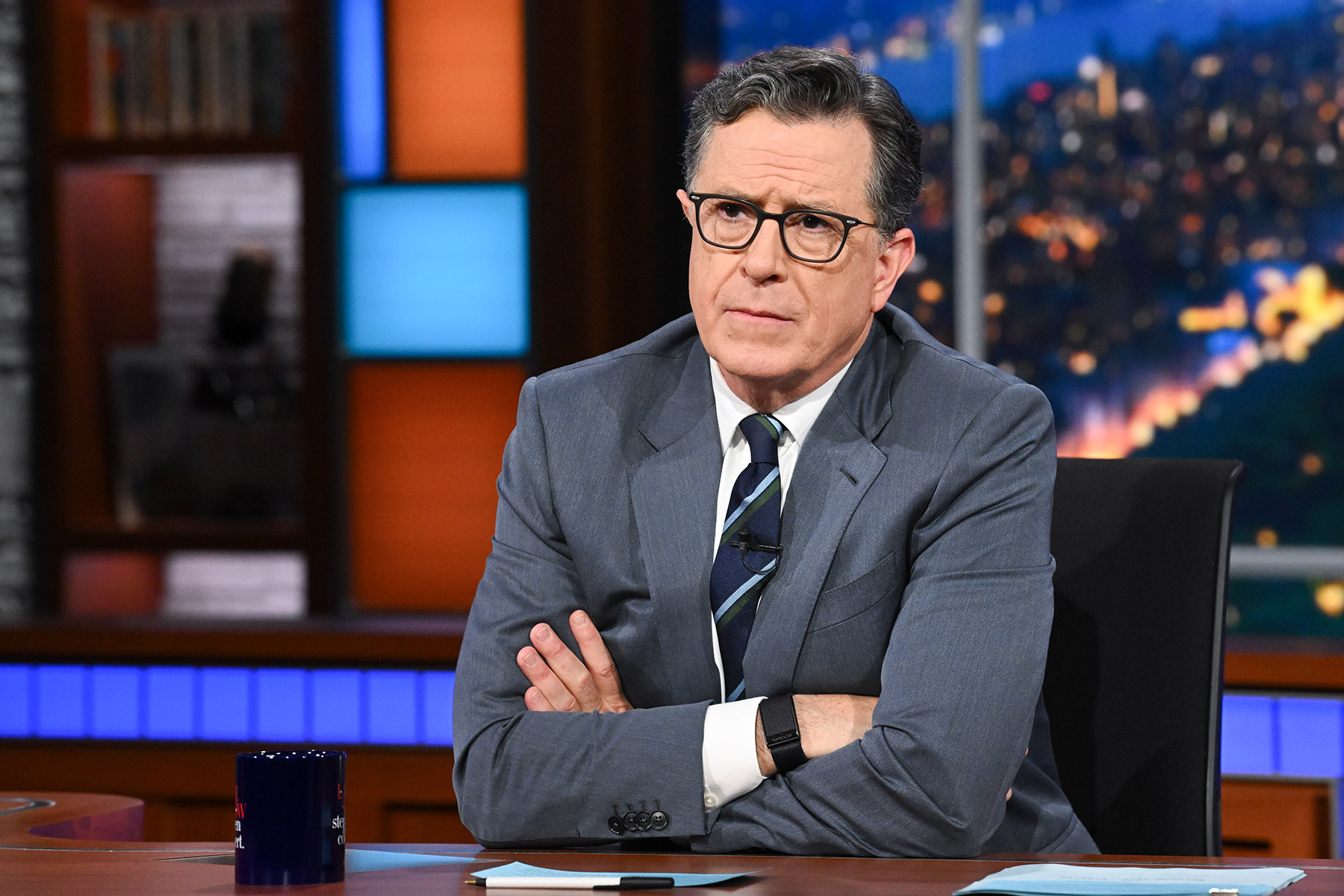 The Late Show with Stephen Colbert during Wednesday's June 25, 2025 show.