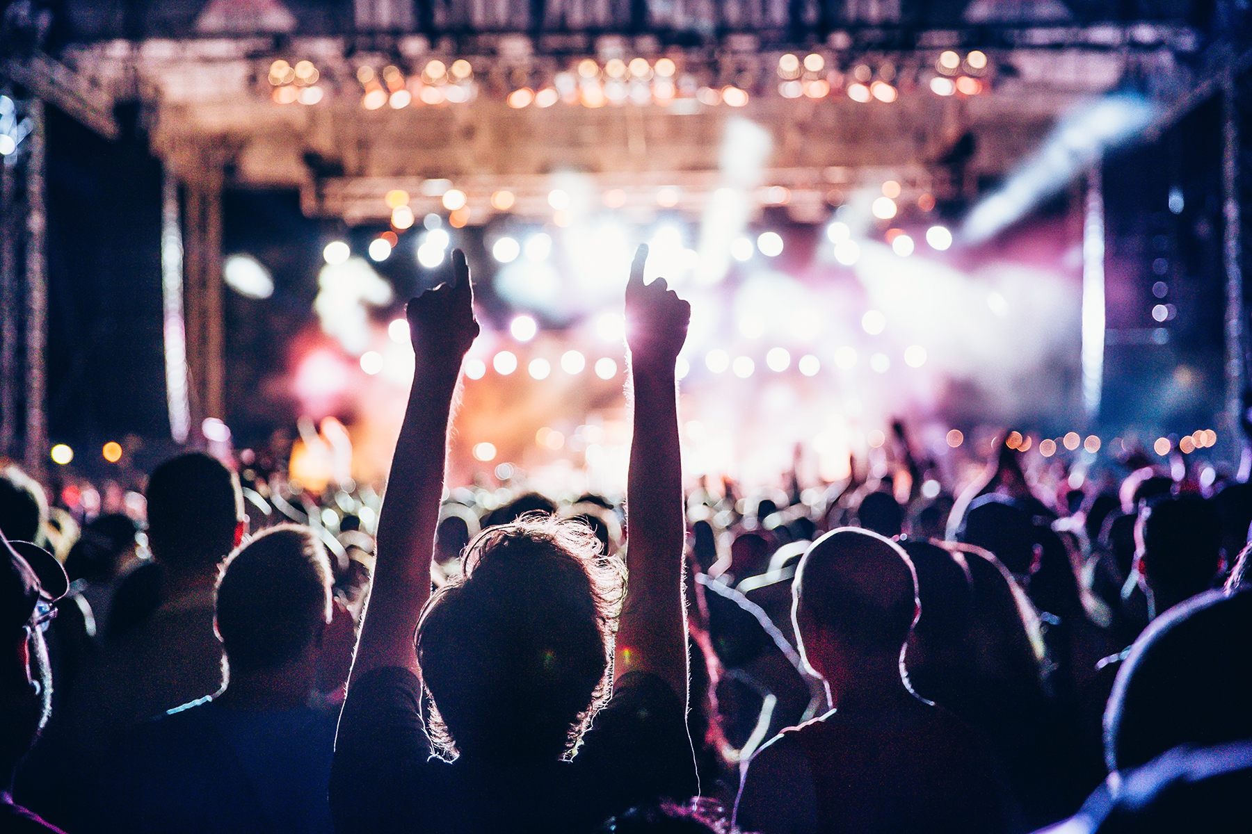 Fans attend a concert.