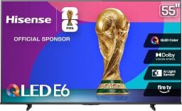 Hisense 55-inch E6 Cinema Series QLED 4K UHD Smart Fire TV