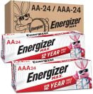 Energizer AA and AAA Batteries, 48 Count, Combo Pack on a white background