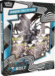 The Pokémon TCG Black Bolt Binder Box on a white background